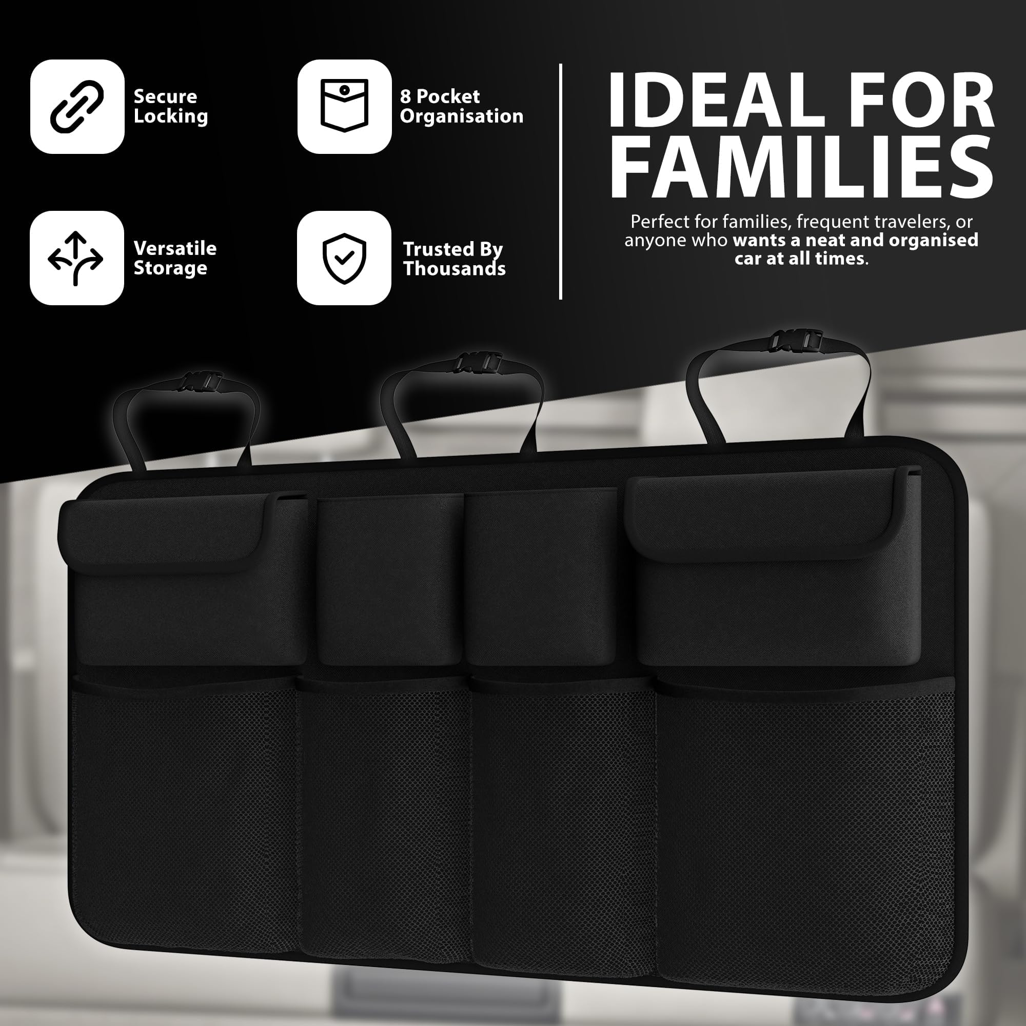 Organizador De Maletero De Coche para Peugeot 406 407 408 607, Bolsa Organizadora para el Maletero Organizador De Coche Plegable Impermeable
