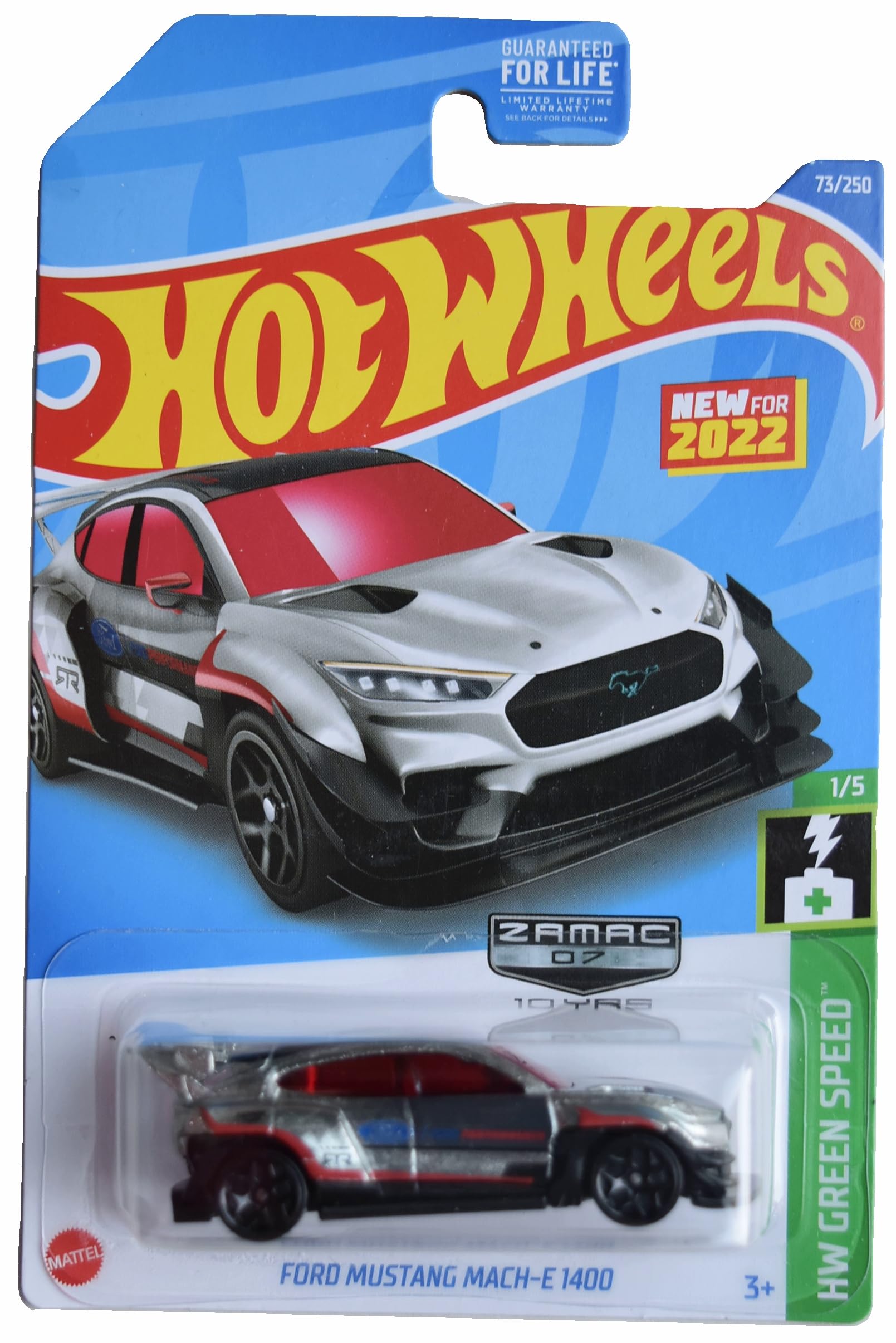 Amazon.com: Hot Wheels Zamac Ford Mustang Mach E 1400, HW Green