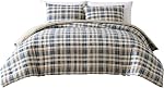 Eddie Bauer Port Gamble Duvet Cover Set Full/Queen Blue