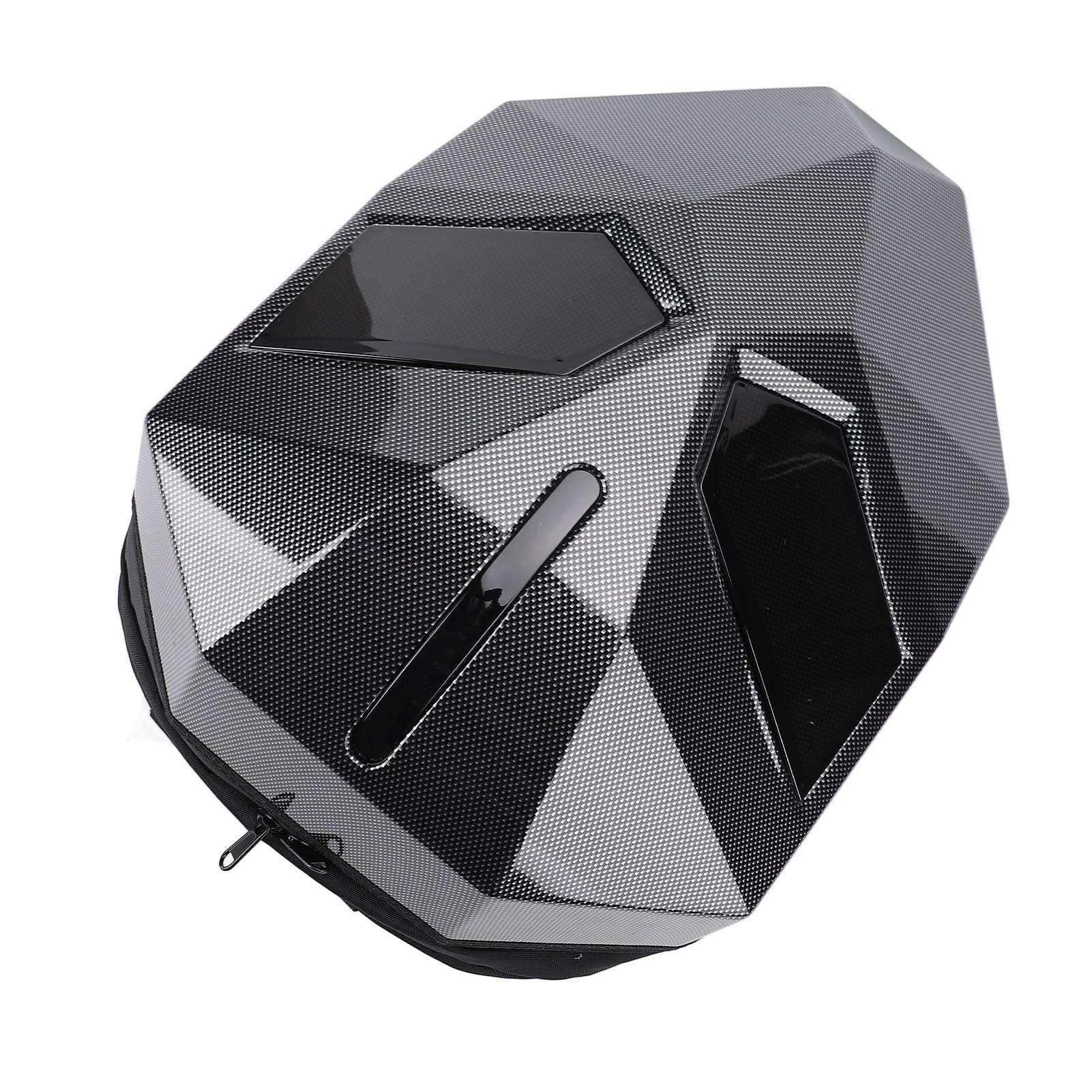 Eujgoov Plecak Motocyklowy LED, Plecak Jeździecki z Twardej Skorupy ABS PC z Pełnokolorowym Ekranem 60x48, Niestandardowym Wyświetlaczem Aplikacji, 19,5 X 15 X 7,9 Cala dla Mężczyzn Podróżujących na