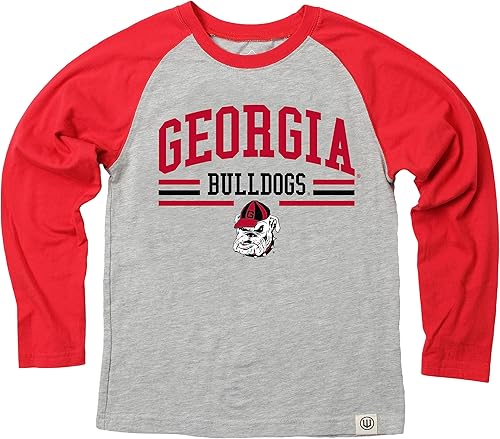 Wes and Willy NCAA Kids LS Raglan Tee