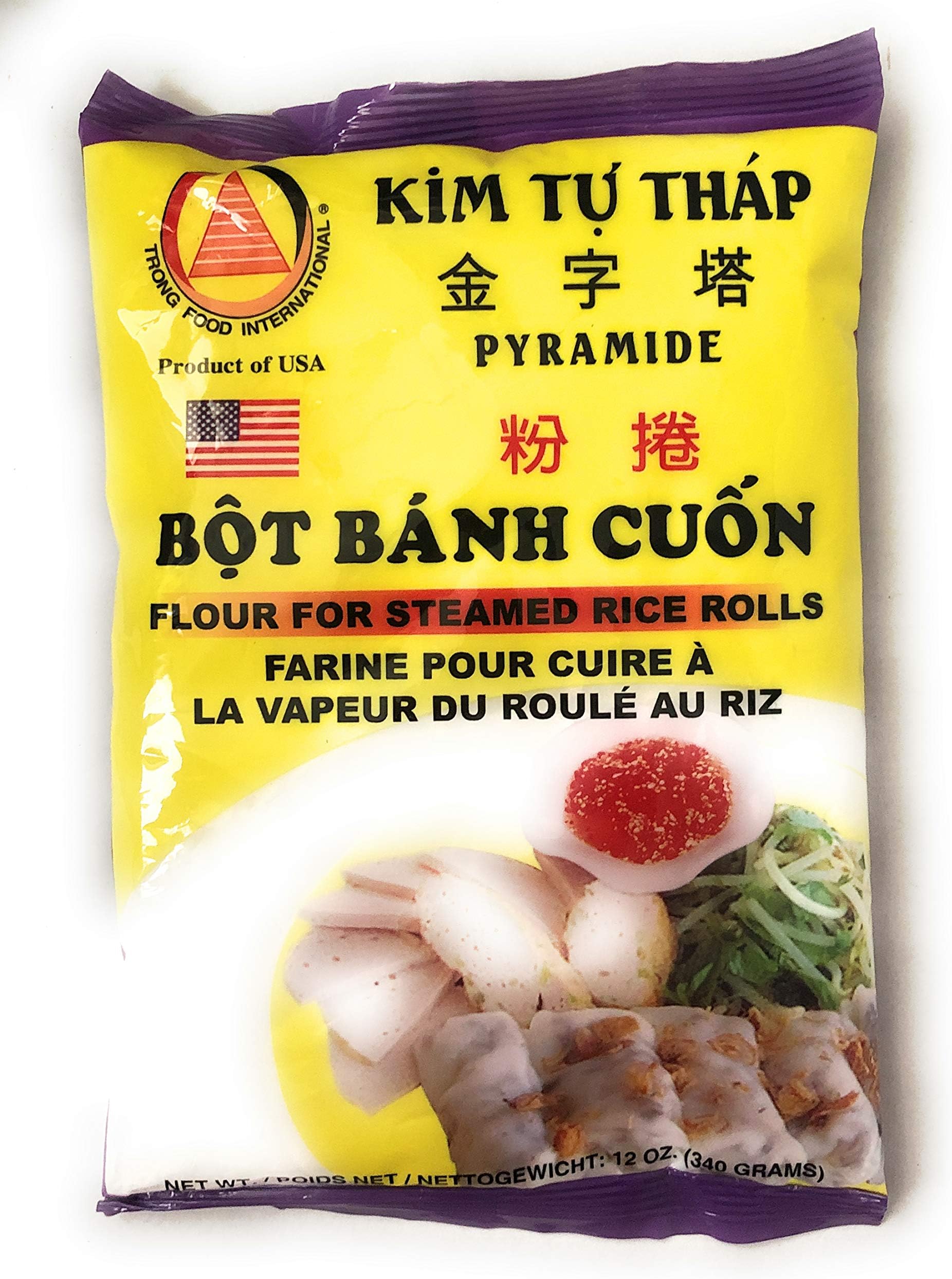 Bot Banh Cuon (Flour for Steamed Rice Rolls) - 12oz (Pack of 3)