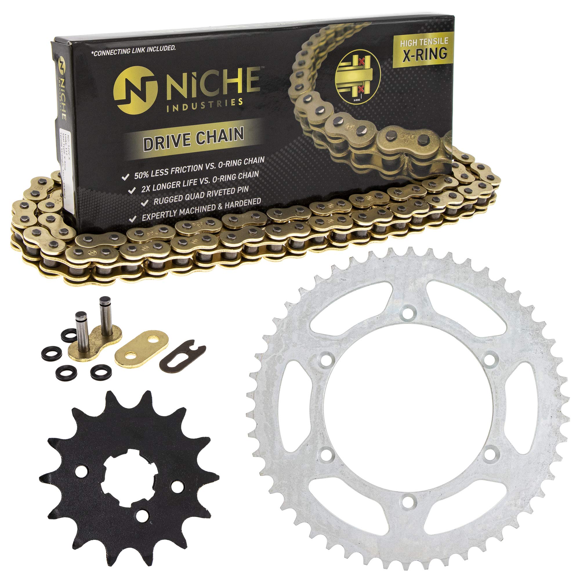 Amazon.com: NICHE Drive Sprocket Chain Combo for Kawasaki KLX300