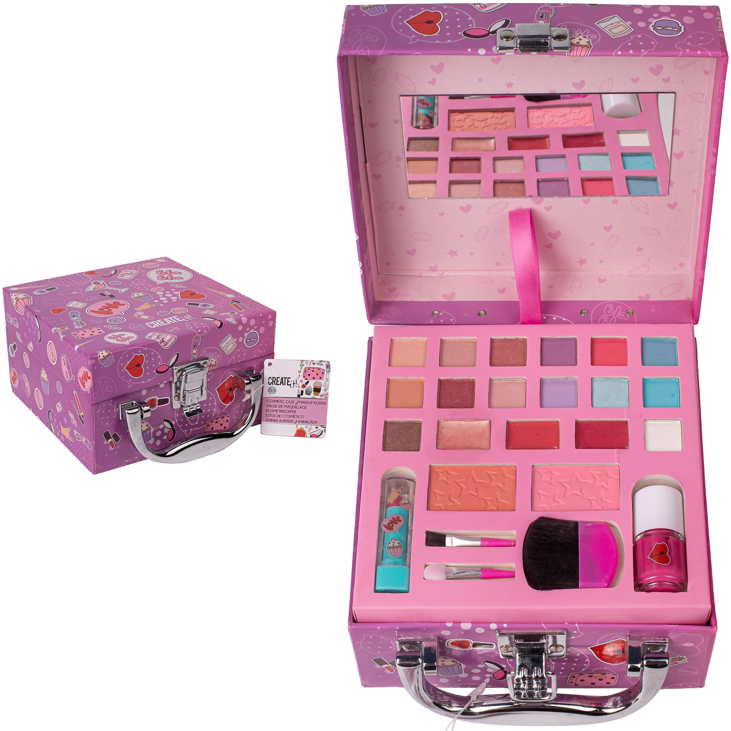 Create It! Make Up Beauty Case Valigetta : Amazon.it: Bellezza