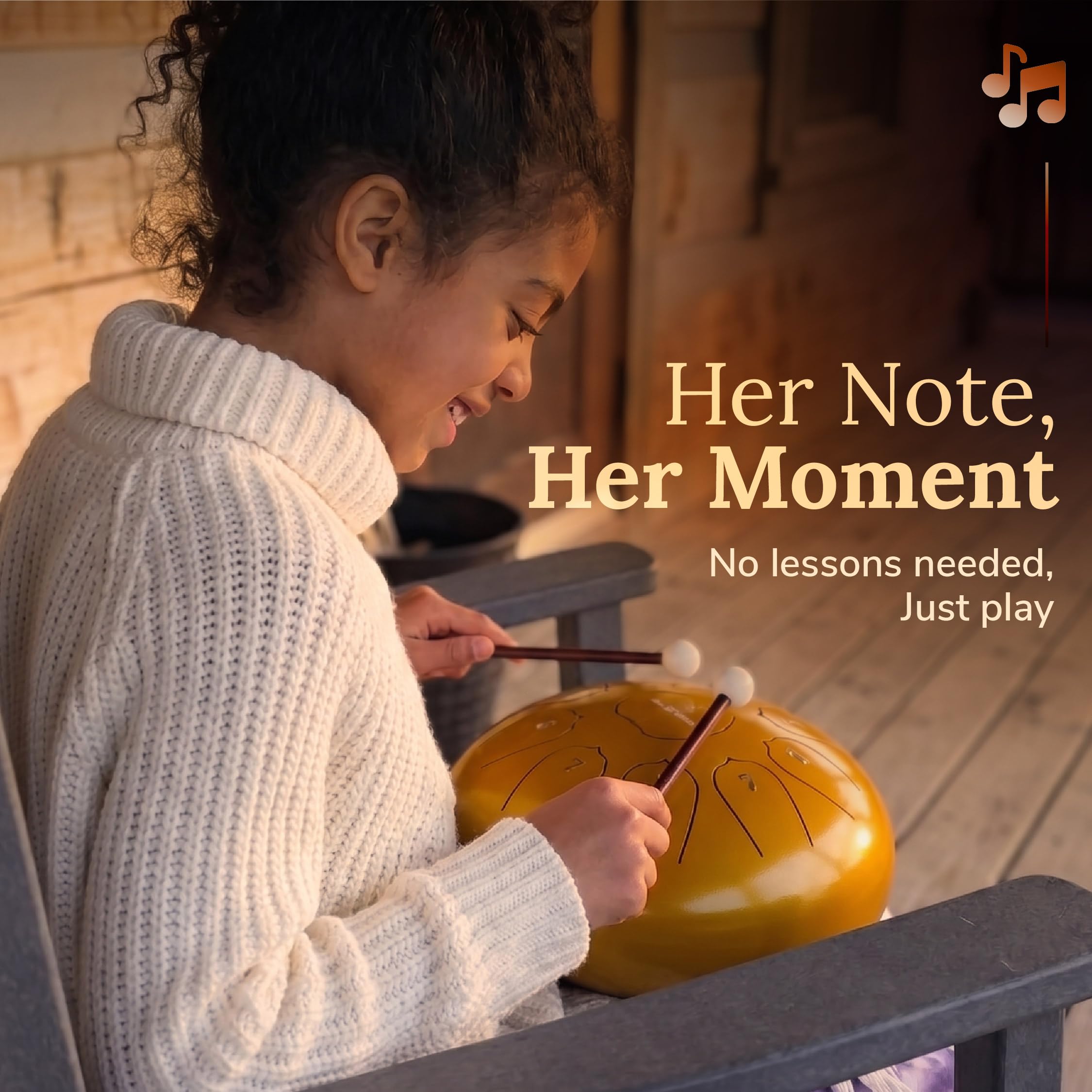 Amazon.co.jp: The Balmy Drum - 11 Note 10インチ スチール舌ドラム