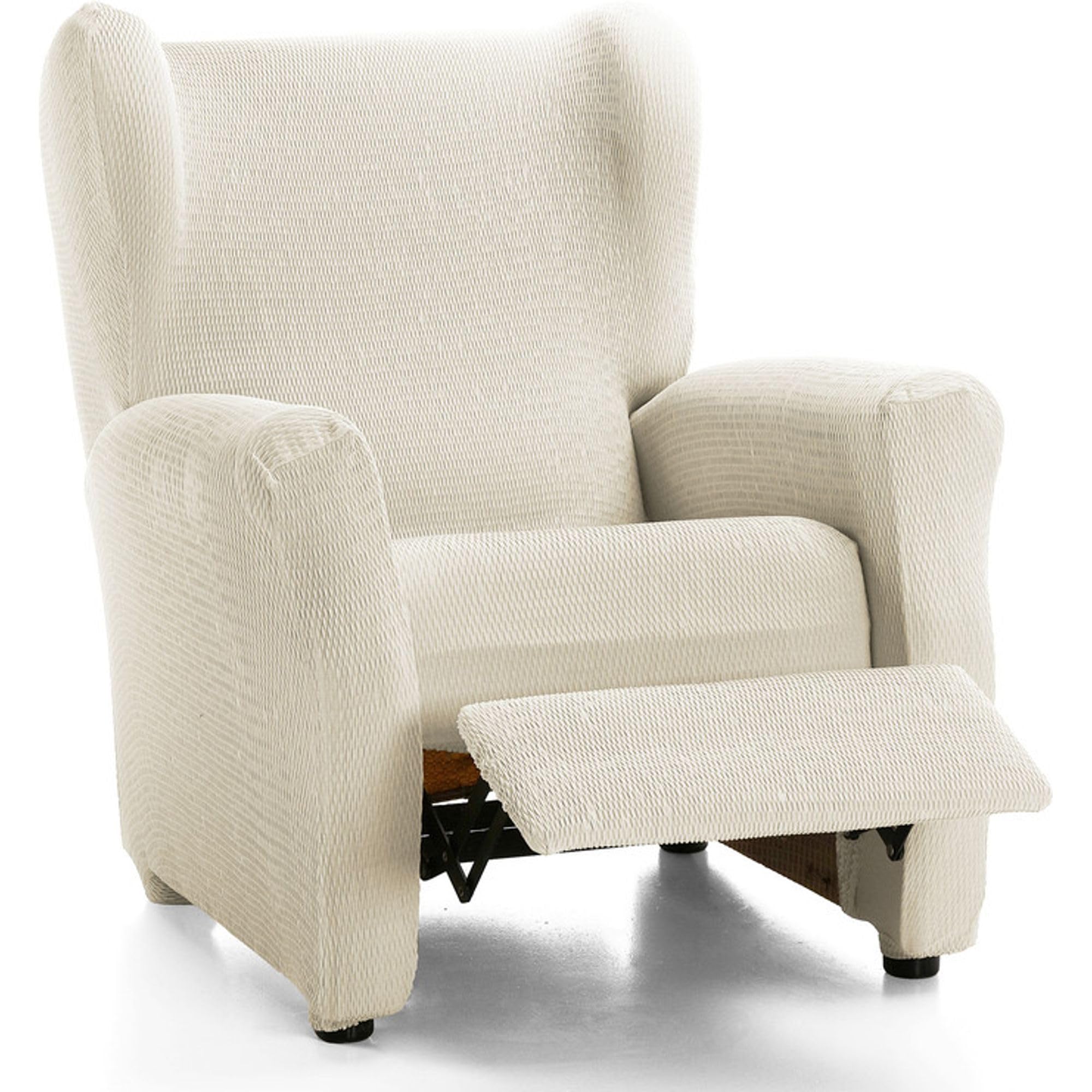 ECOMMERC3 | Ivory Extra Soft Elastic Relax Armchair Cover - Adjustable Relax Armchair Cover 100% Made in Spain
