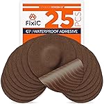 Fixic G7 Over Patches - 25 Pack - Premium Adhesive Patches Compatible with Dexcom G7 & Stelo CGMs - Waterproof Adhesive - Pre-Cut Back Paper - Long Fixation for Your Sensor! (Upgraded, Coffee)