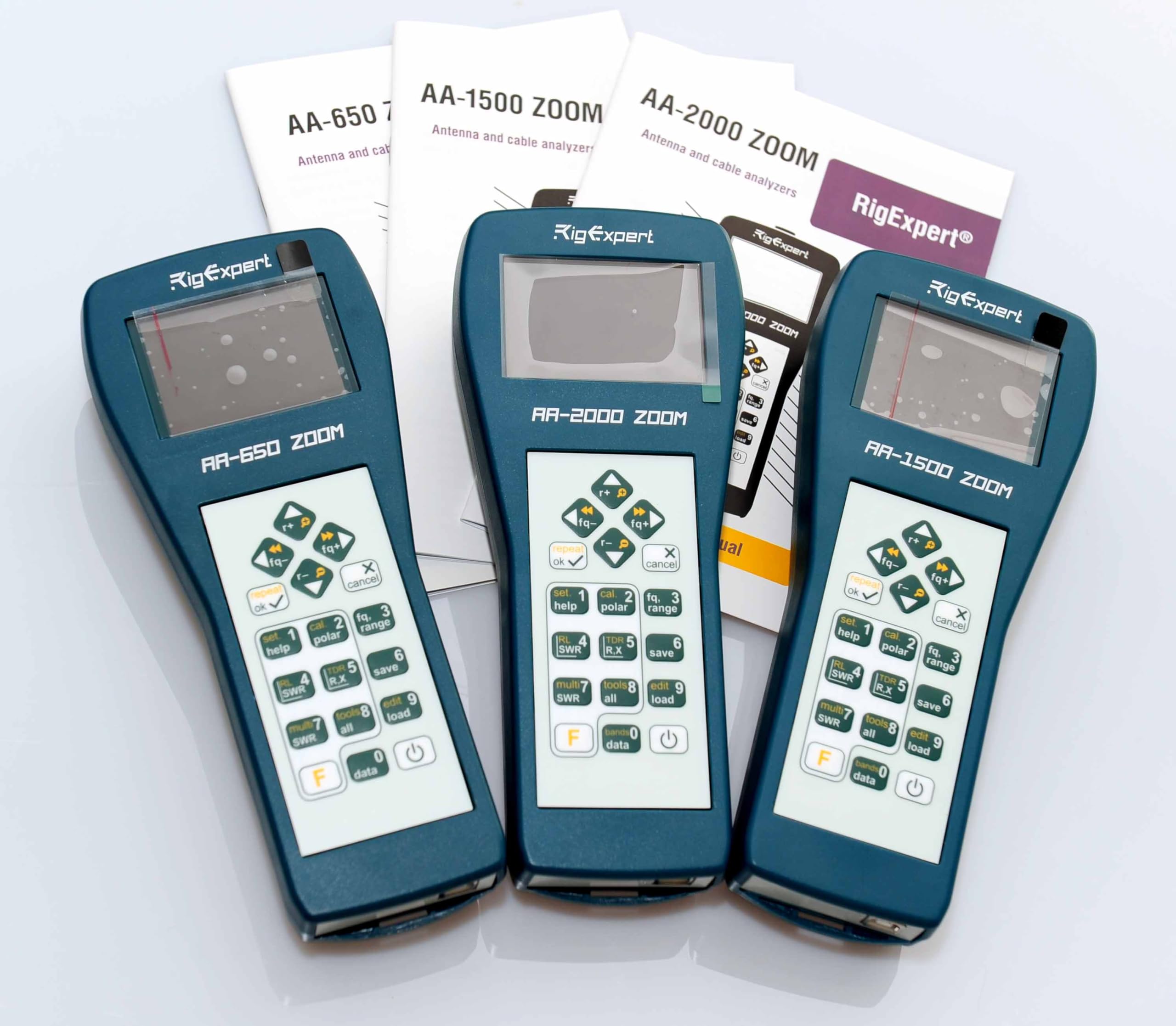 RigExpert AA-2000 Zoom Antenna Analyser (0,1-2000 MHz) - Tuner numérique pour radioamateurs et professionnels dans le domaine des communications radio