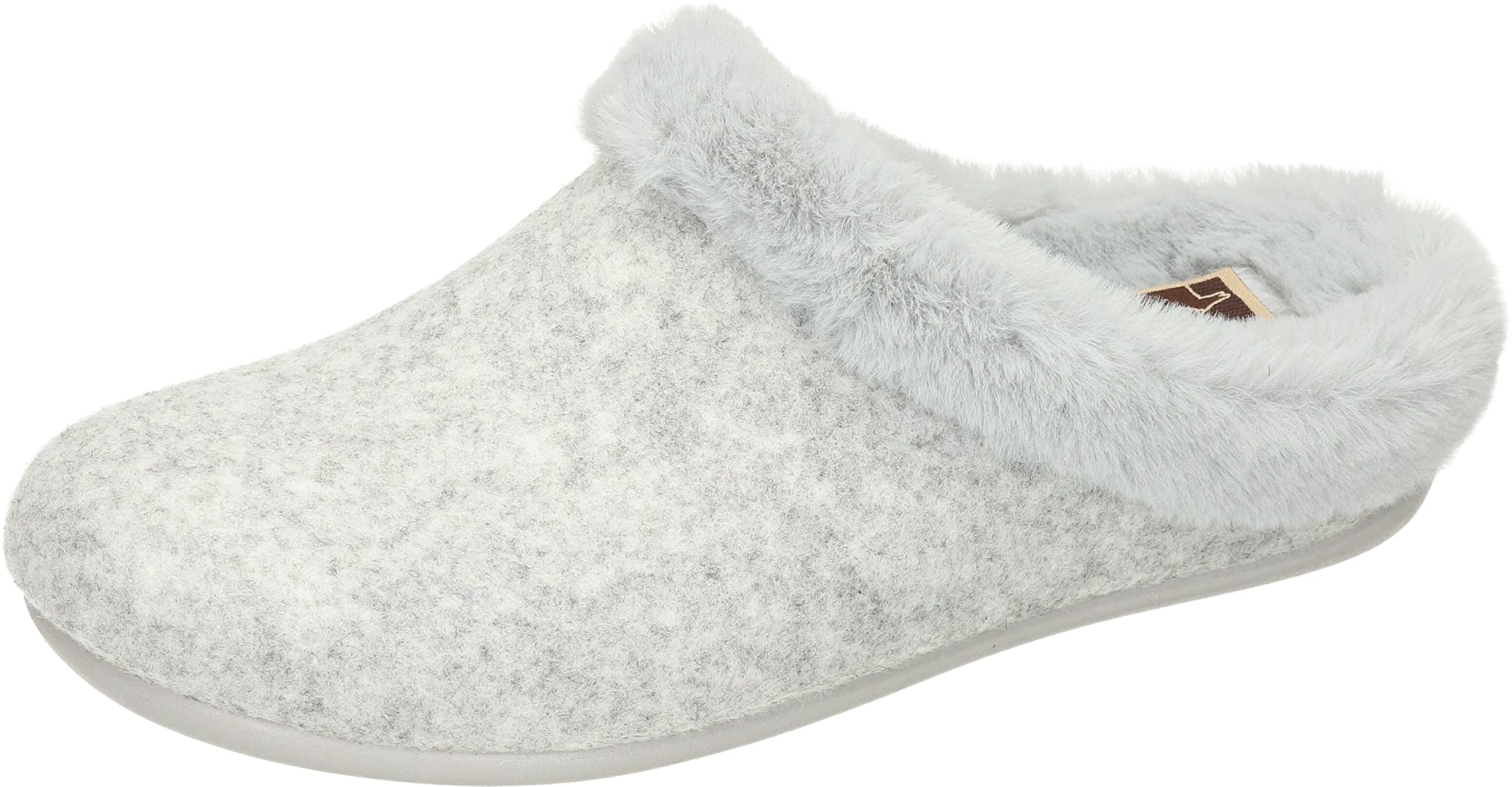 Manitu Women's 320166-91 Slippers, Light Grey, 39 EU, lightgrey, 7 UK