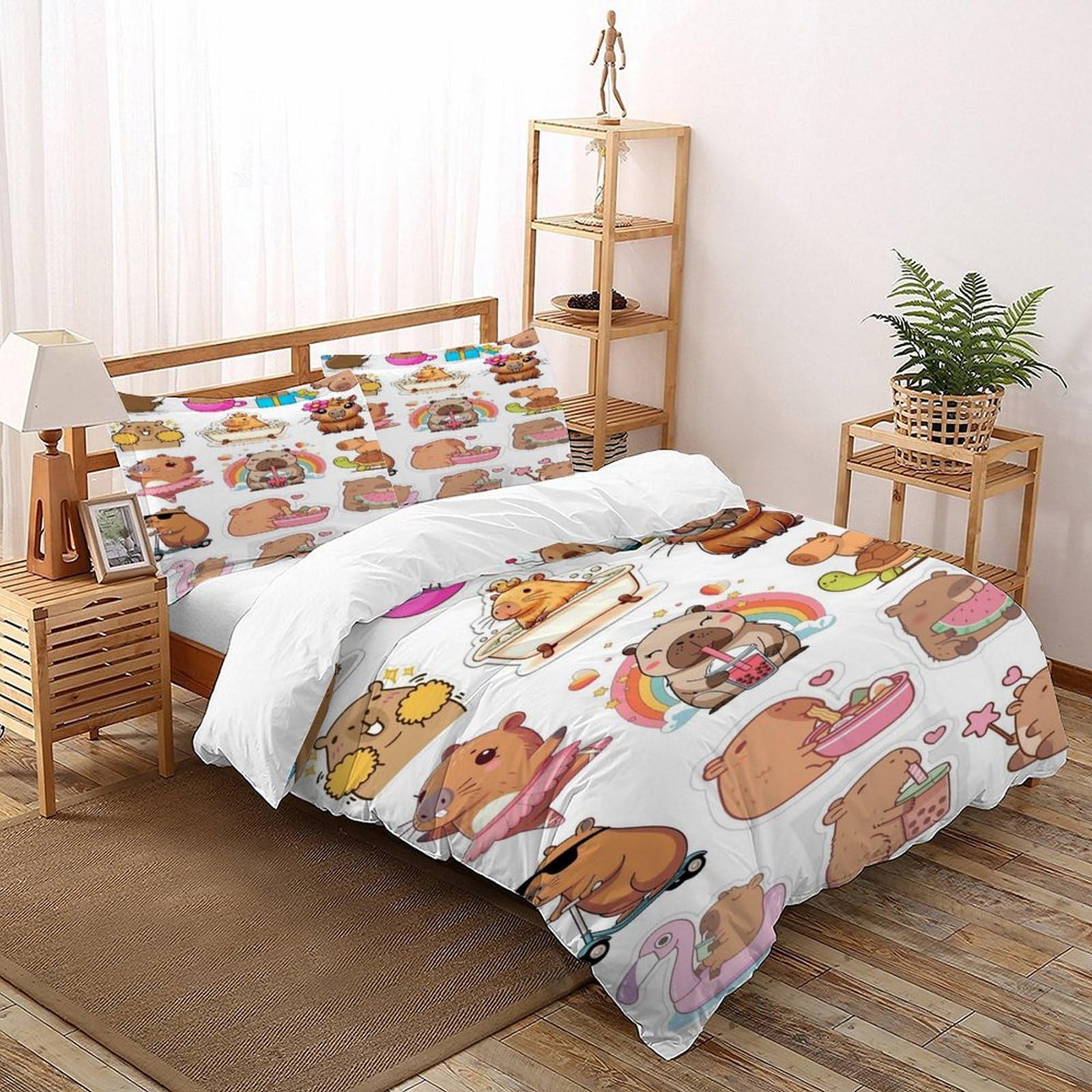 Parure de couette dauphin lit double housse de couette 200x200 animal