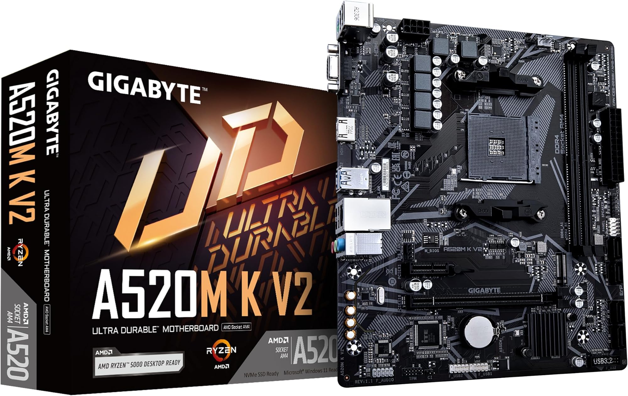 Gigabyte A520M K V2 Review UK 2026: Tested & Rated