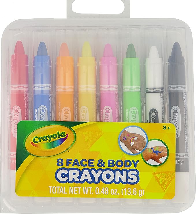 Amazon.com: Crayola Face & Body Paint Crayons for Kids and Costumes