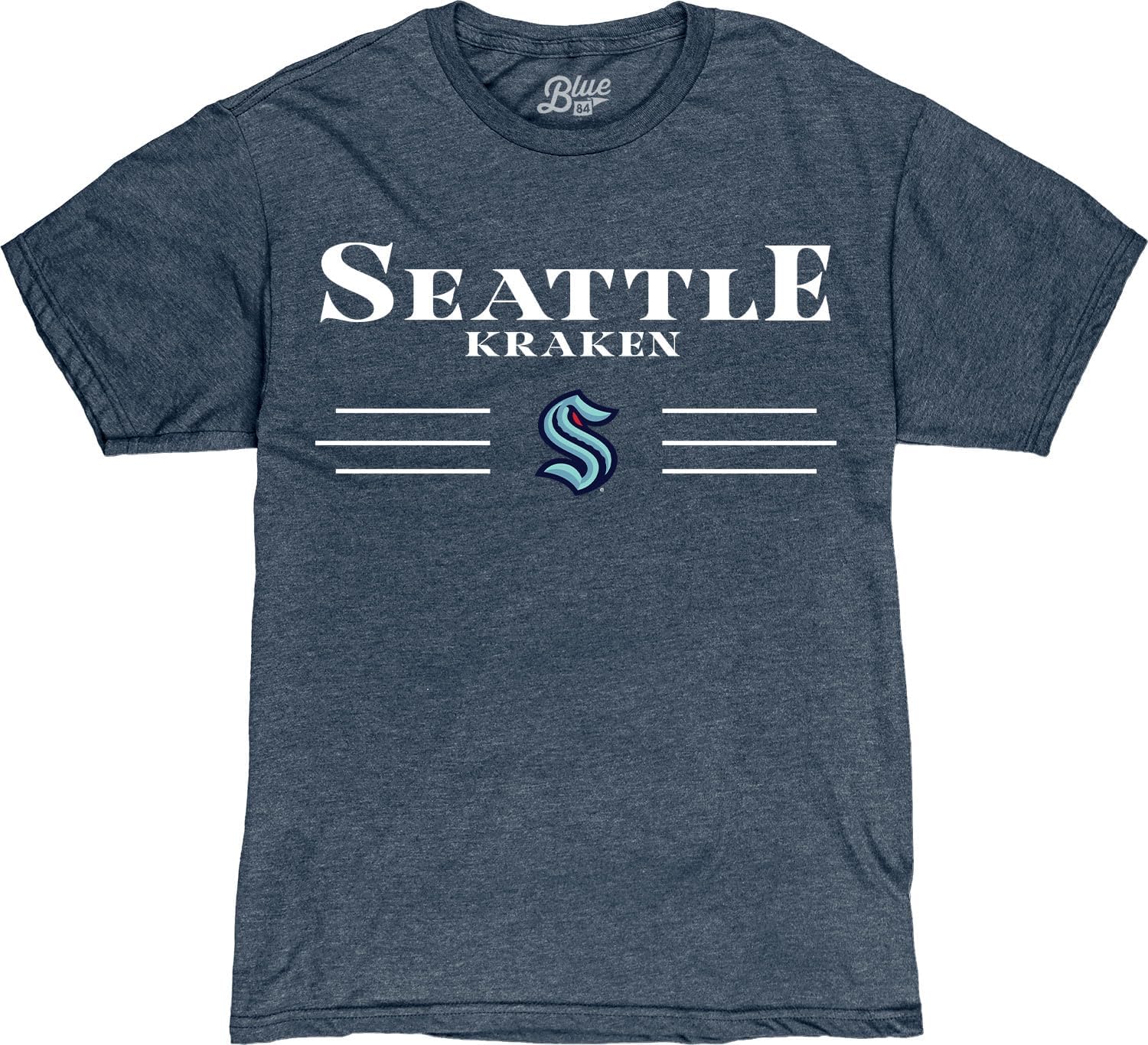 Blue 84 NHL Officially Licensed Bi-Blend T-Shirt Heathered Team Color