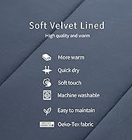 Vista 4 de Litume Saco de dormir compacto con forro de terciopelo, saco de dormir ligero para tres estaciones, saco repelente al agua para climas cálidos