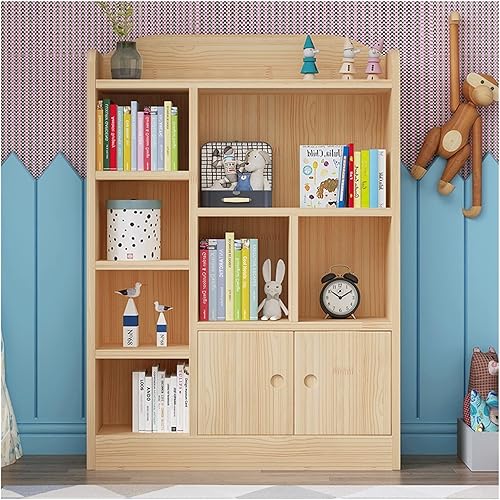 Miniatura 2 de UNNS Estantería de piso a techo, estantería de gran capacidad para sala de estar con cajón, armario de exhibición de dormitorio, organizador de