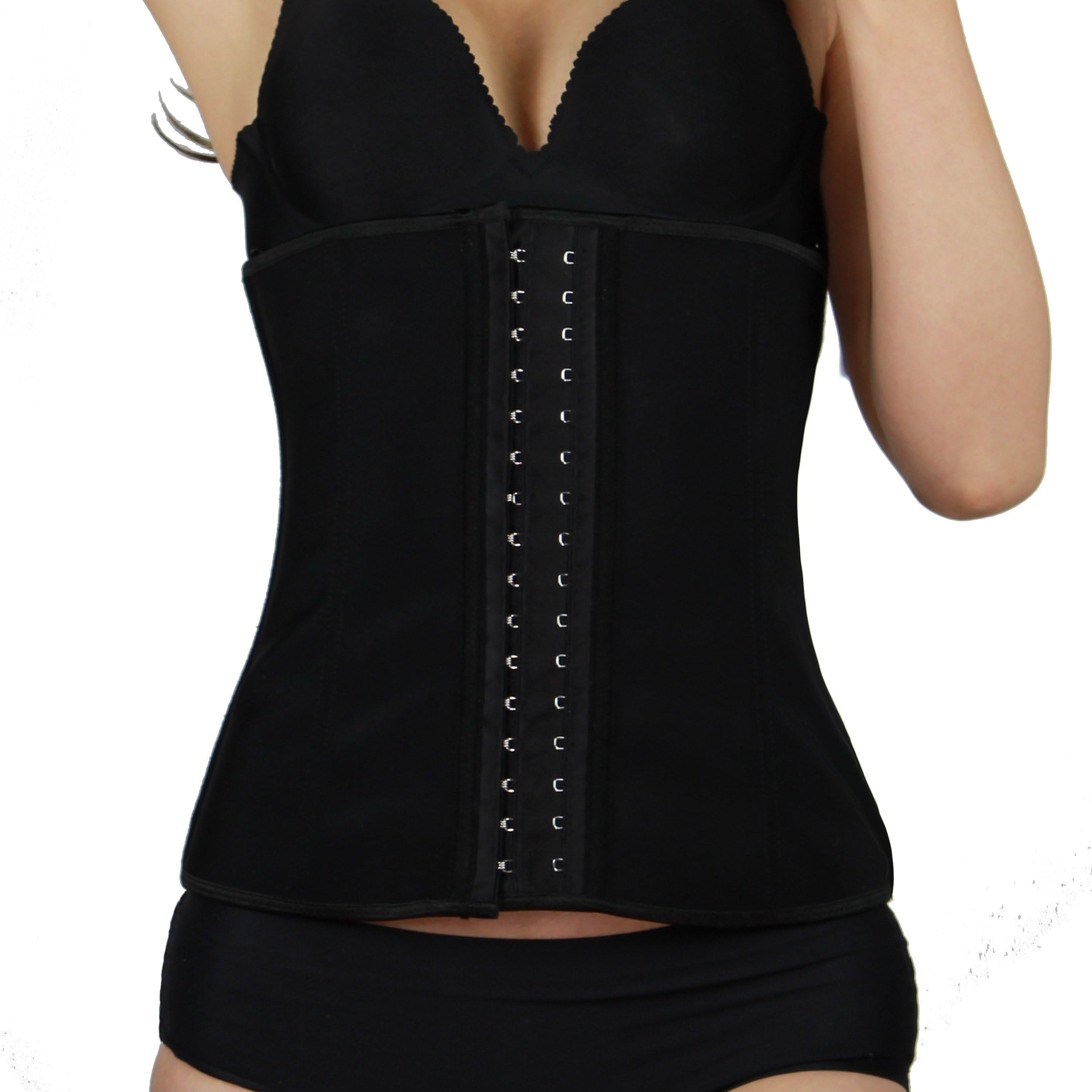 Agegg Women Latex Sport Girdle Waist Trainer Corset Body Cincher Shapewear