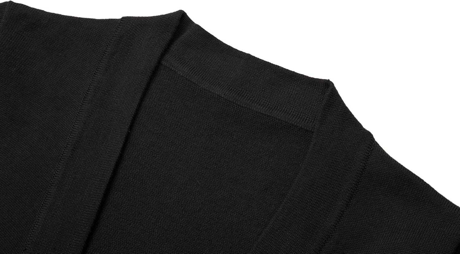 Urban CoCo Women's Long Sleeve Open Front Knit Cardigan Sweater - Image 4