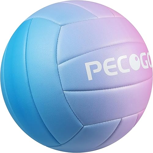 Miniatura 2 de Balón de voleibol tamaño 5, piel sintética duradera, interiorexterior. Control suave, gran hermeticidad para entrenamientojuegos. Ideal para todas