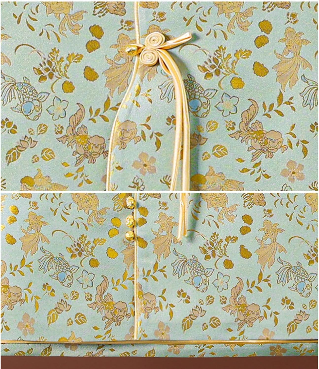 [RAMEMO] 中華風 漢服ベスト レディース 婦人服 チョッキ 唐装 花柄 光沢感 総柄 袖なしコート 春 秋 冬 キレイめ 優