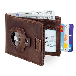 SERMAN BRANDS RFID Blocking Slim Bifold Genuine Leather Thin Minimalist Front Pocket Wallets for Men Billfold Wallet Men Gift - Amazon product rated Grade A