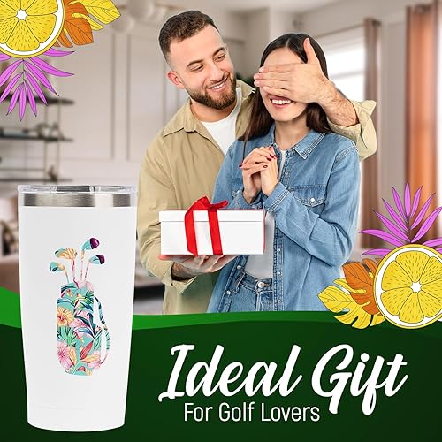 Miniatura 6 de Seymour Butz Regalos de golf para mujeres - Vaso aislado de 590 ml para vino y café, regalo para mujer golfista