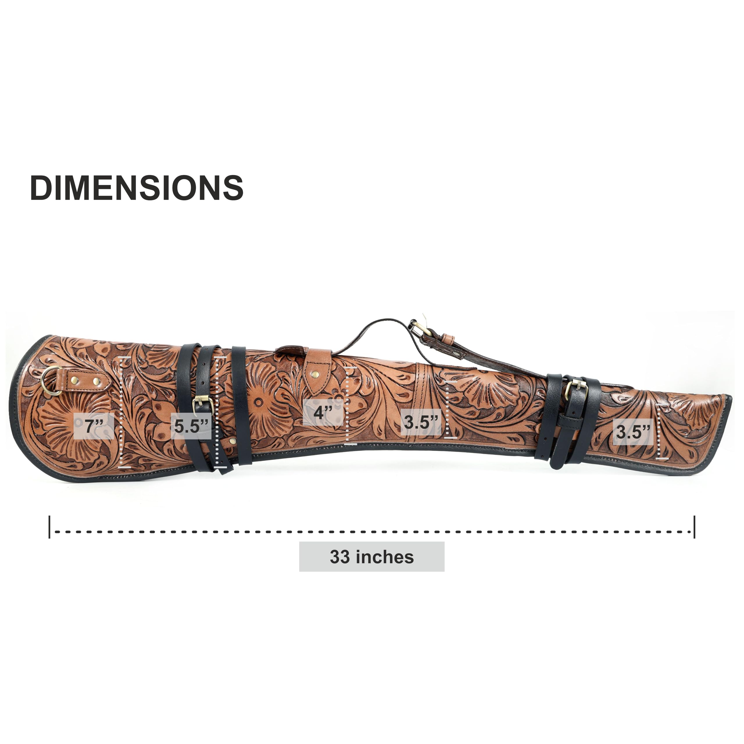 Western Scabbard For Lever Action Henry Rifle Winchester Model, Rossi - View #9