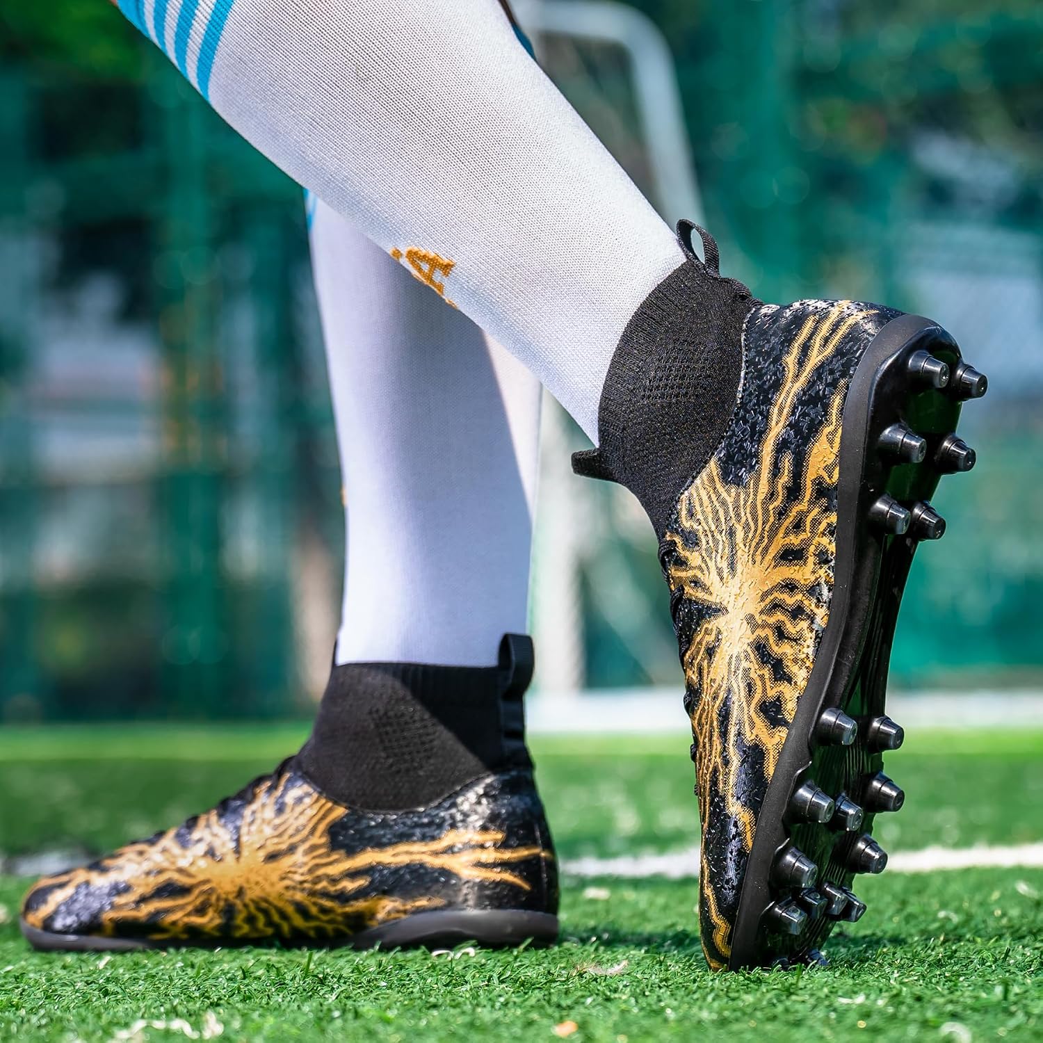 Kid's Soccer Cleats High-top Training Football Cleats