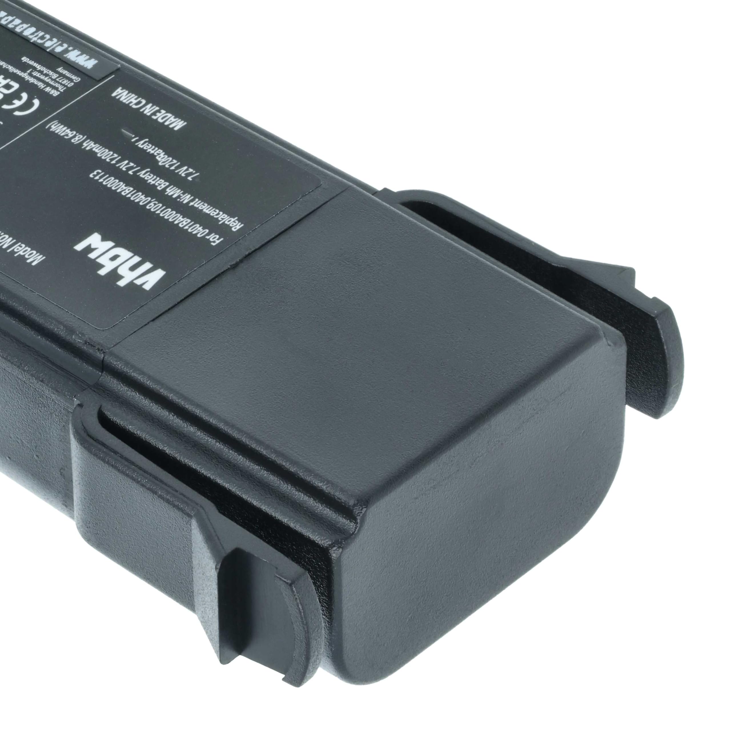 vhbw 5 x akumulator zamienny do Elca 0401BA000109, 0401BA000113, PINC-GEH, 04.142 do pilota zdalnego sterowania (1200 mAh, 7,2 V, NiMH)