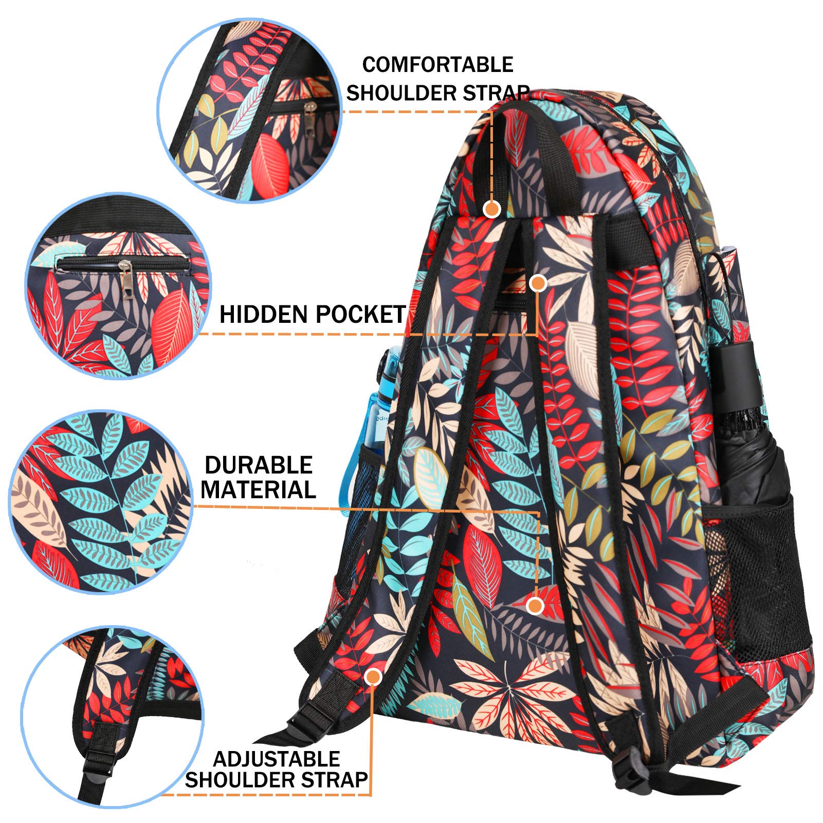 Acosen Tennis Bag Tennis Backpack Large Tennis Bags For Women