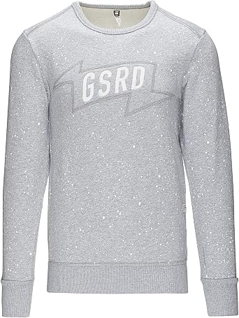 Amazon.com: G-Star Raw Mikel cuello redondo sudadera hombre en Splatter  sudor gris Heather, S, Gris Brezo : Ropa, Zapatos y Joyería