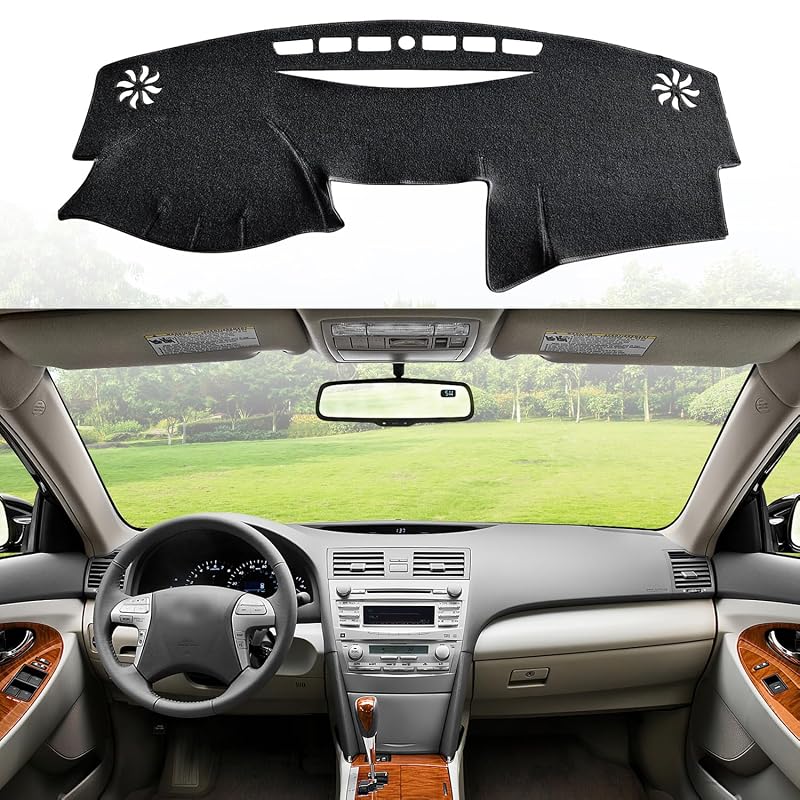 Capa para Painel Toyota Camry 2007–2011 XV40 Antirreflexo em Poliéster VAFMOLEI