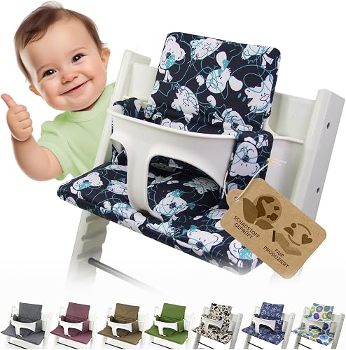 Ensemble coussin d'assise en 2 parties pour chaise haute Stokke Babys-Dreams