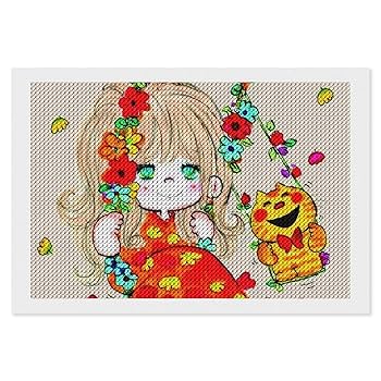 絵画ハンドメイド Amazon | 水森亜土 絵 (35) アニメ 5D ダイヤモンドアート