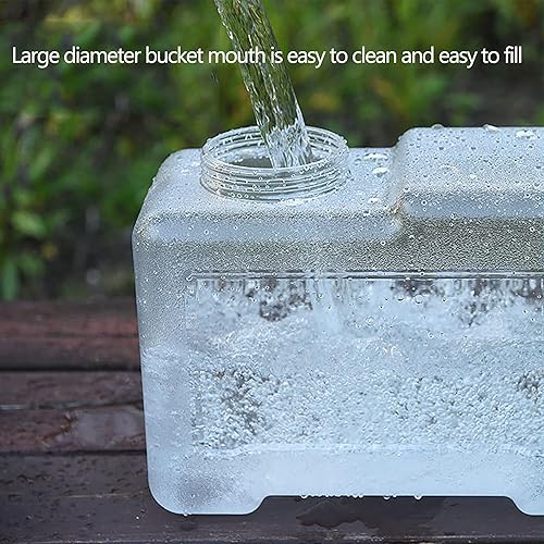 Miniatura 7 de Jarra de agua, tanque de agua, contenedor de agua para campamento, almacenamiento de agua verdaderamente sin fugas, tanque de agua militar grande,