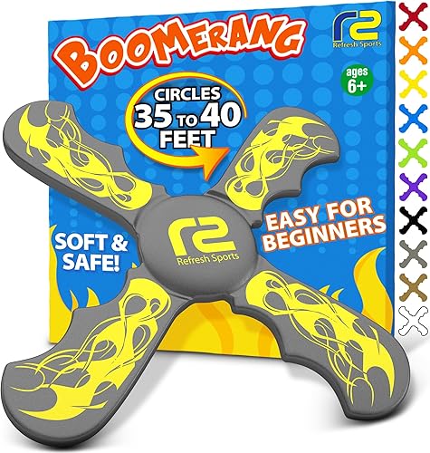 Boomerang - Juguetes voladores para niños de 8 a 12 años juguetes voladores giratorios para niños - Juguete giratorio volador, juguete de
