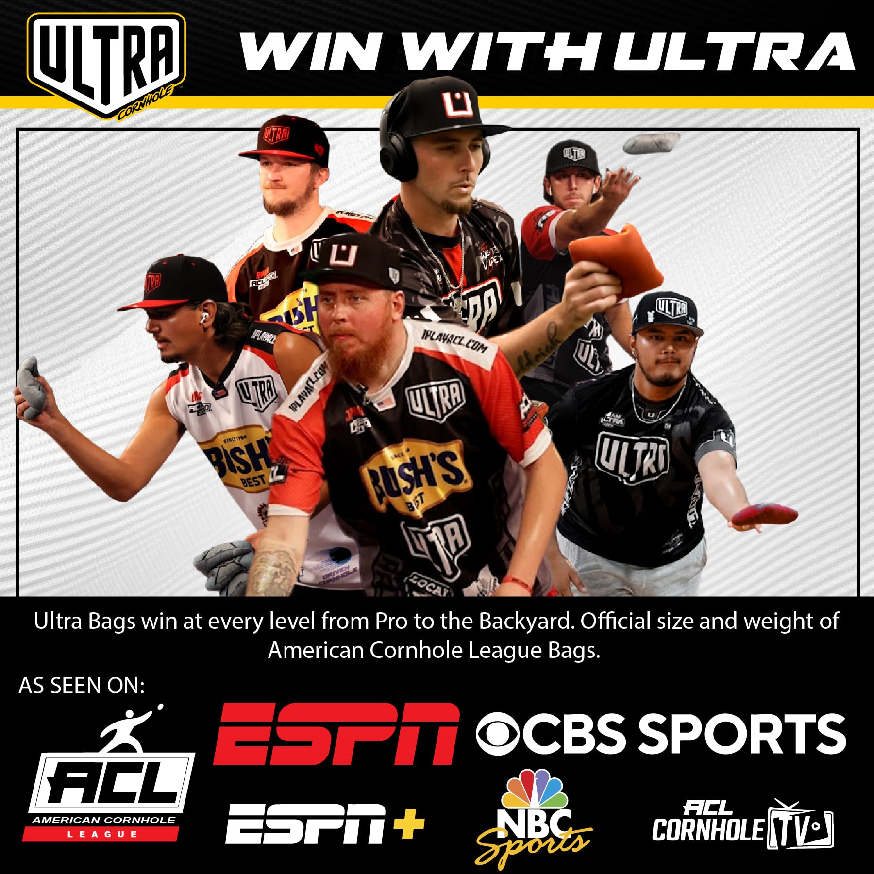 Ultra Cornhole Bags Viper-R Cornhole Bag Set - ACL Approved