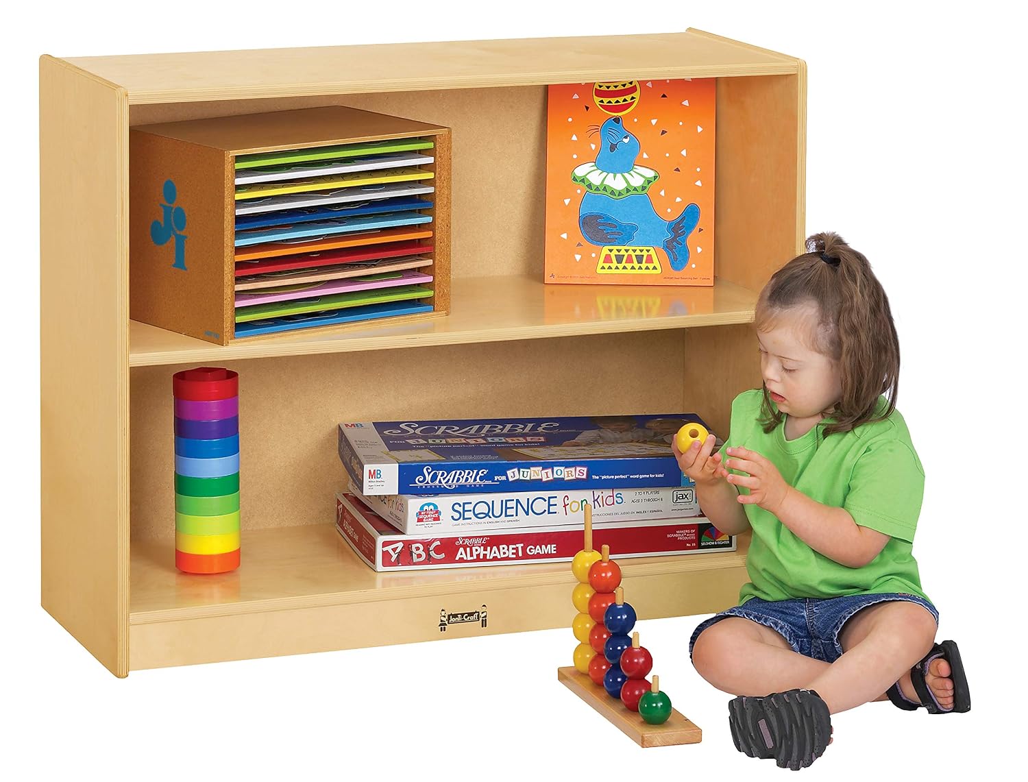 Jonti-Craft 0401JC Straight-Shelf Storage