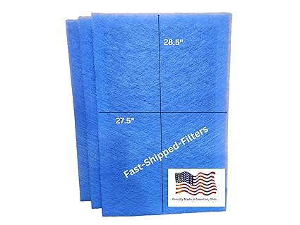 Fast-Shipped-Filters 3 Pack 30 - 30 Replacement Filter Pads Compatible with Biologic3 Air Cleaner 30 - 30 Refill Blue