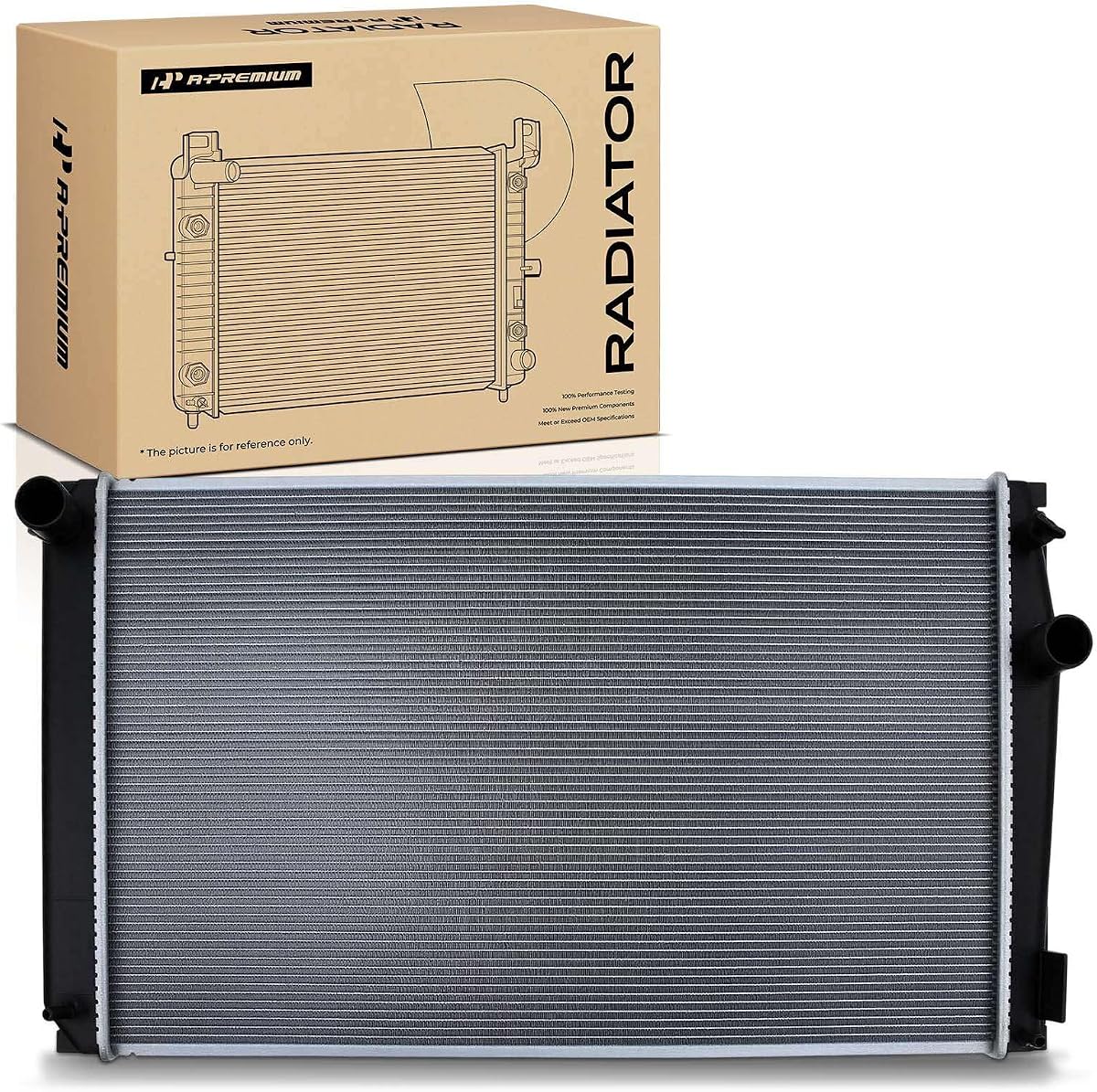 A-Premium Engine Coolant Radiator Assembly Compatible with Toyota | for RAV4 2009 2010 2011 2012 2013 2014 2015, L4 2.5L, Replace# 164000V030, 8012891