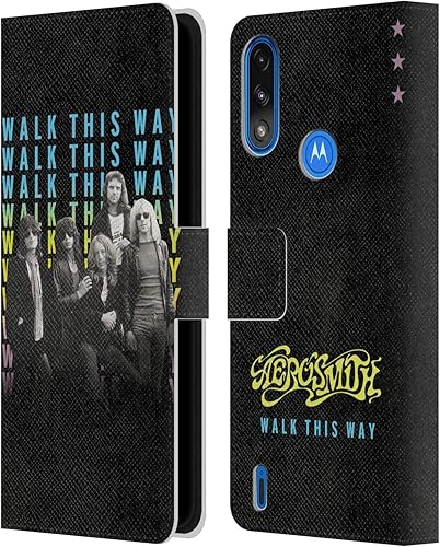 Miniatura 10 de Head Case Designs Officially Licensed Aerosmith Toys in The Attic Classics Leather Book Wallet Case Cover Compatible with Motorola Moto G73 5G
