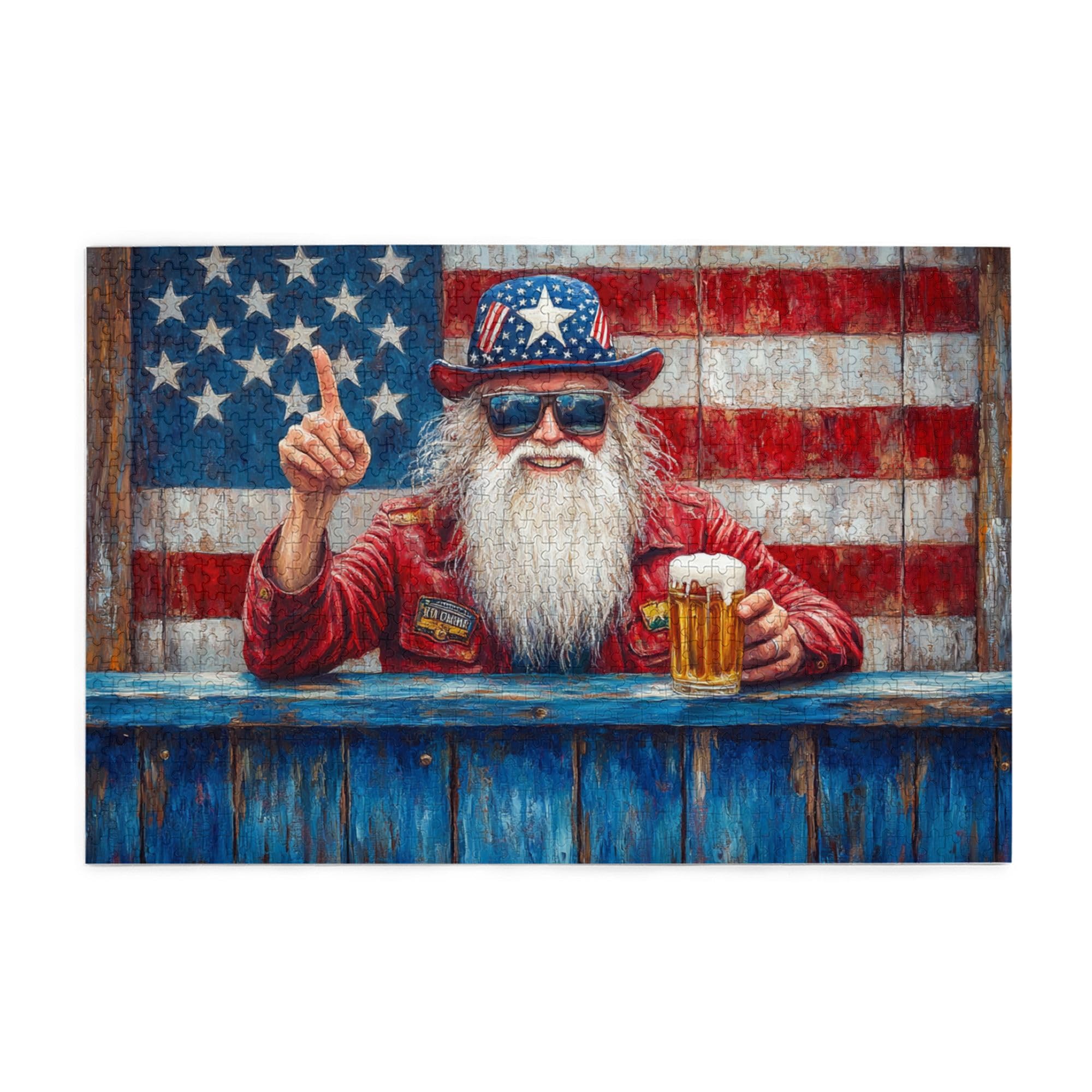 MA6GE8DE The Relaxation Place Signs Beer 1000 Piece Puzzle - Unique Artwork Wooden Puzzle For Adults, Great For Display - View #10