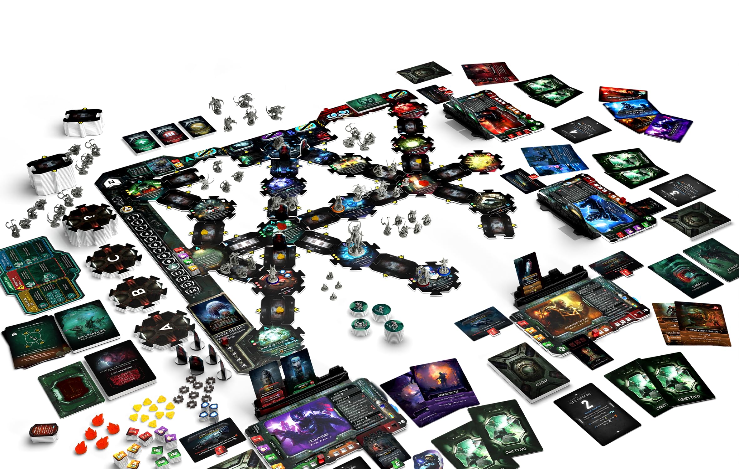 Cranio Creations - Nemesis, Retaliation - Riuscirai a Sopravvivere nel Nido Alieno? - 1-5 Giocatori - 120 Min - Gioco Per Esperti – Età 14+ - Edizione in Lingua Italiana