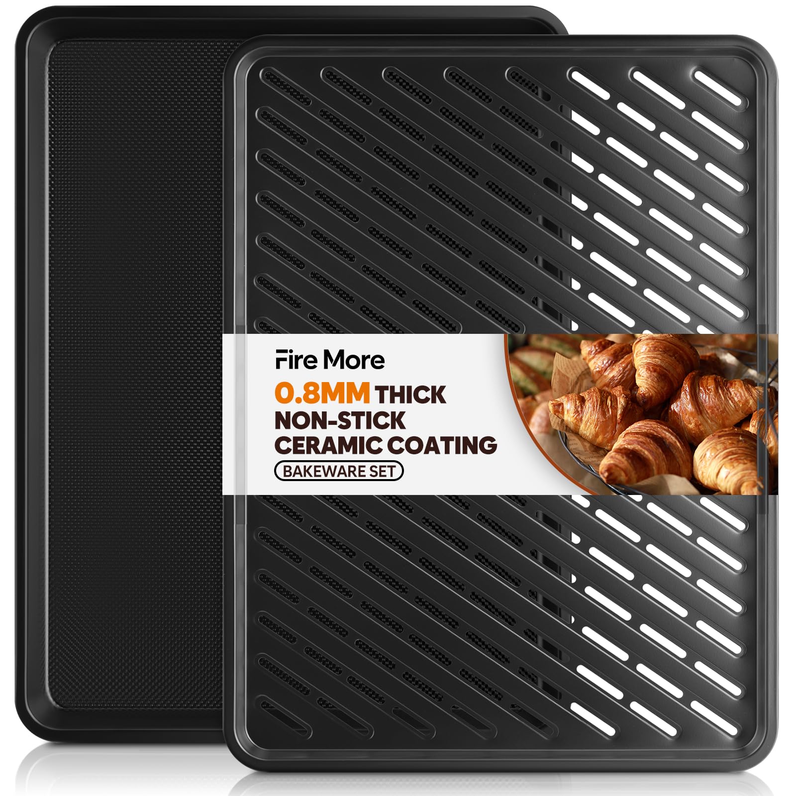 Fire More Half Sheet Pan with Cooling Rack