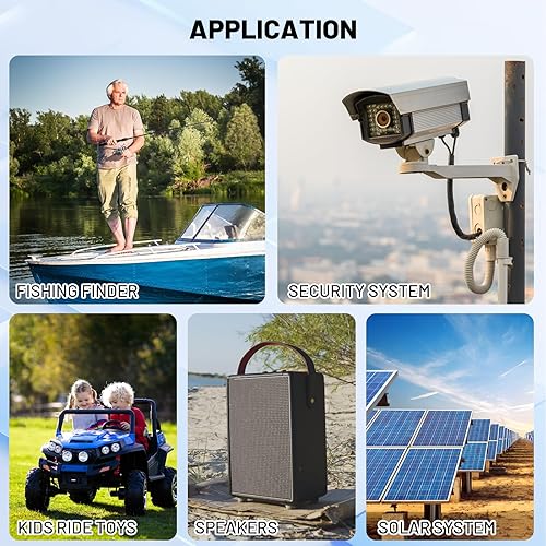 Miniatura 6 de Batería de litio LiFePO4 de 12 V 7 Ah, batería recargable de ciclo profundo de más de 4000 con BMS para RV, sistema solar para almacenamiento de