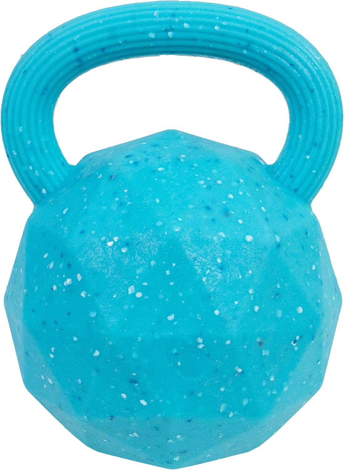 Flex-Force Herding Ball Dog Toy, Tug Handle & Unpredictable Bounce, Floats in Water, Blueberry-Apple Scent for Sensory Play, Tough Chewers, Large Breeds (60-100+ lbs), 6.6"