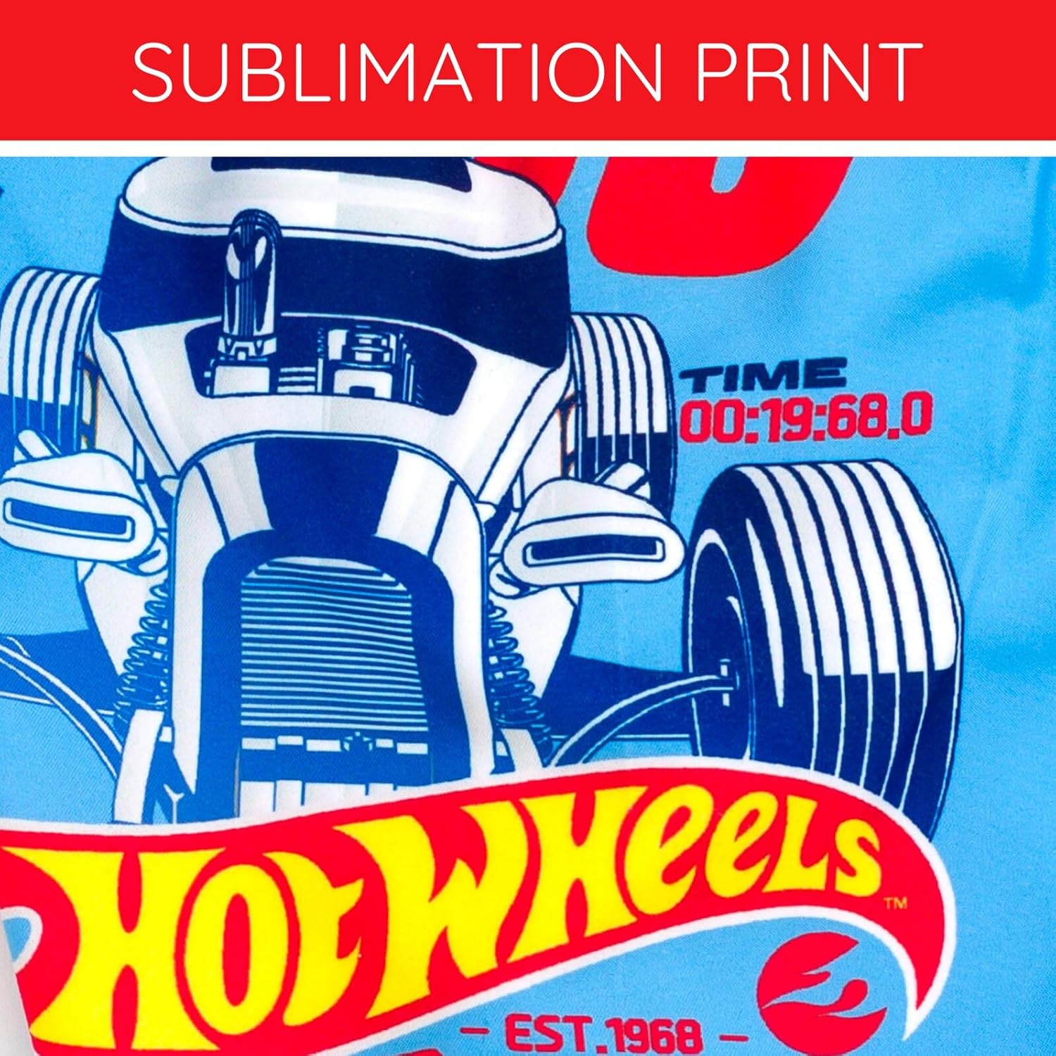 Hot Wheels UPF 50+ Swim Trunks Toddler to Little Kid Sizes (3T - 7-8) - Image 3