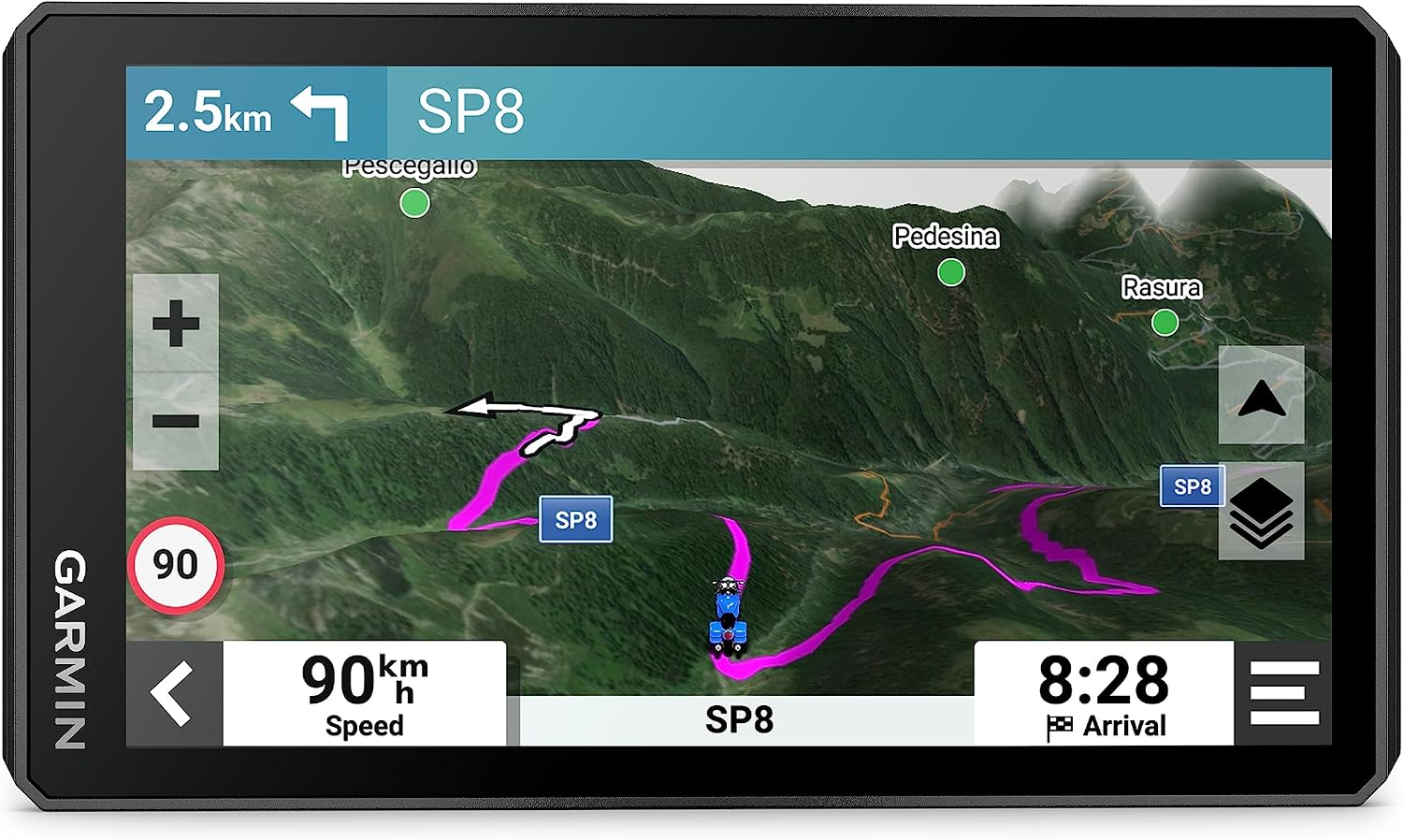 Garmin z mo XT2 6" Rugged Motorcycle GPS Sat Nav