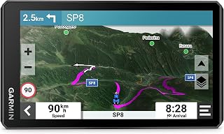Garmin zūmo XT2 rugged motorcycle sat nav, with a larger and brighter 6” sunlight-readable display