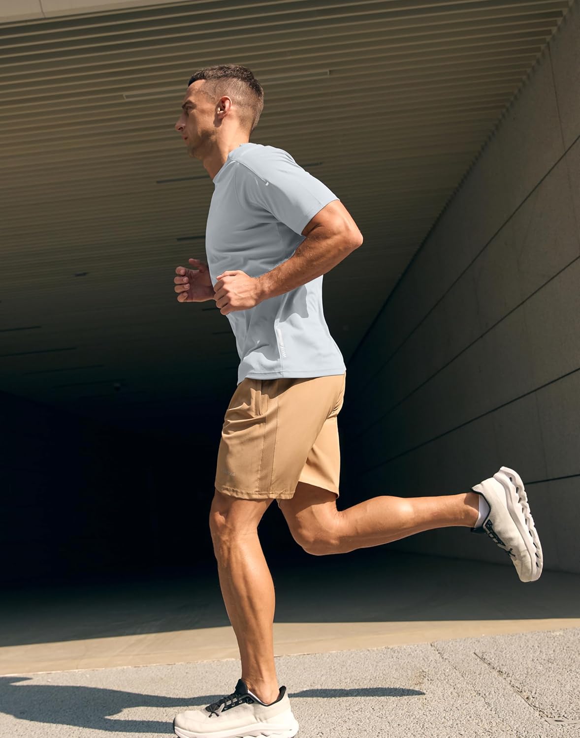 Pudolla Men's Workout Running T-Shirts Lightweight Quick Dry Athletic Gym Shirts for Men Short Sleeve Sport Tee Tops - Image 3