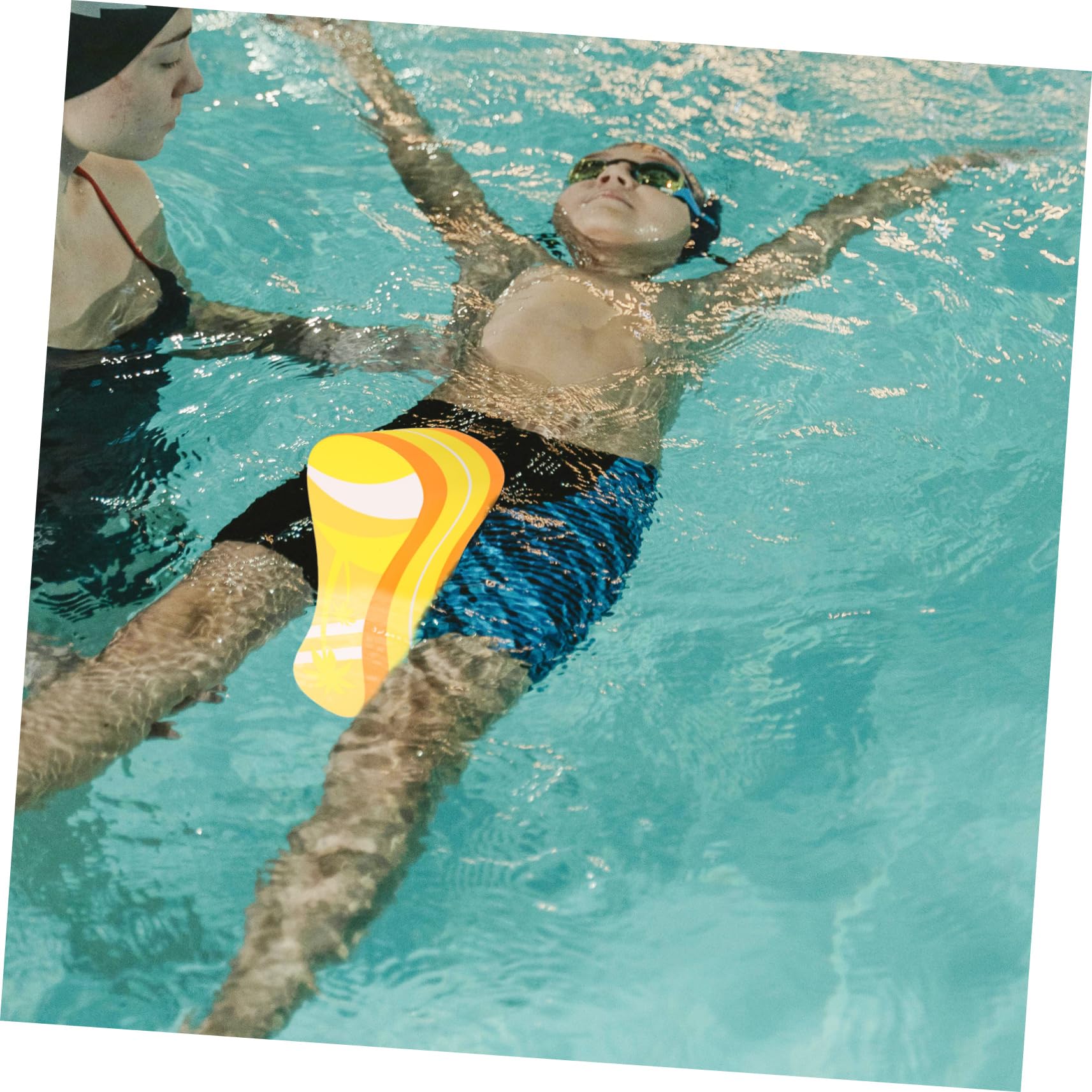 ibasenice Planche D'Entraînement De Natation Planche De Natation Planche De Natation pour Adultes Planche De Natation pour Enfants Flotteur De Jambe D'Entraînement De Natation